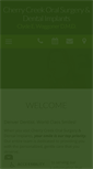 Mobile Screenshot of cherrycreekdentalimplants.com